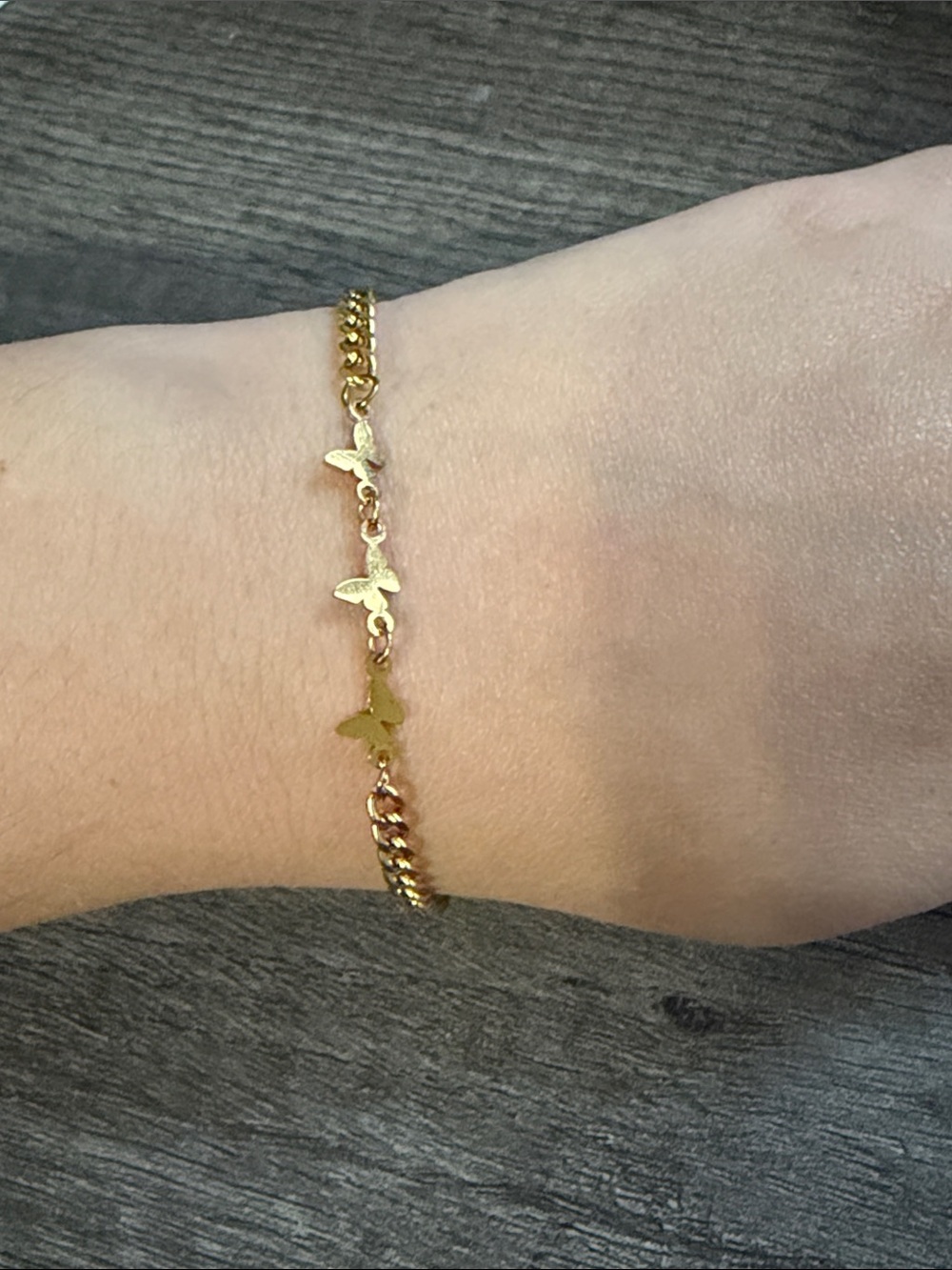 3 butterfly bracelet
